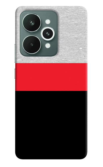 Tri Color Pattern Realme 15 Back Cover