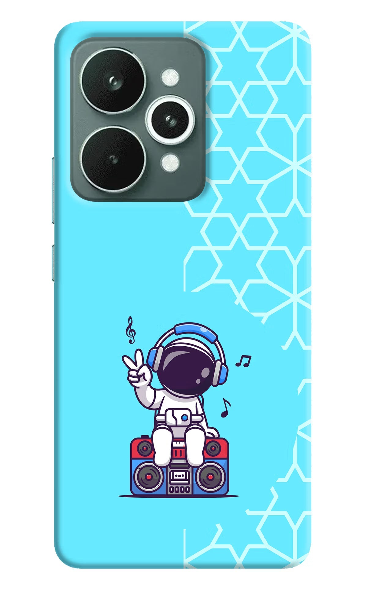 Cute Astronaut Chilling Realme 15 Back Cover