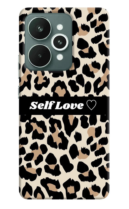 Leopard Print Self Love Realme 15 Back Cover
