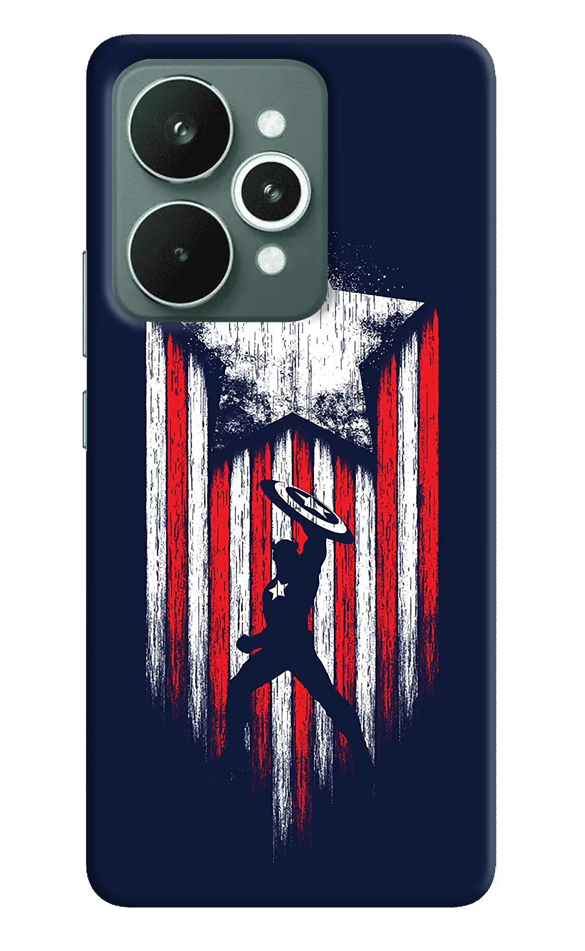 Captain America Marvel Art Realme 15 Back Cover