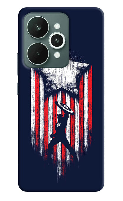 Captain America Marvel Art Realme 15 Back Cover