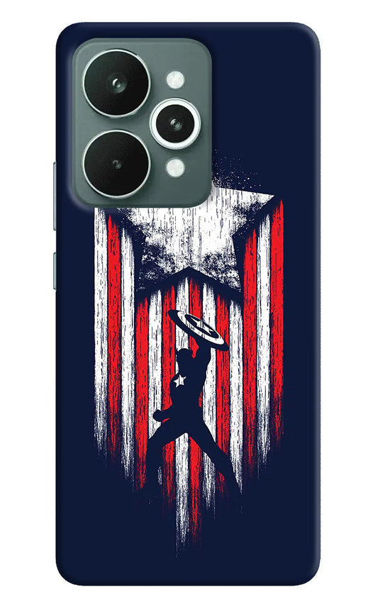 Captain America Marvel Art Realme 15 Back Cover