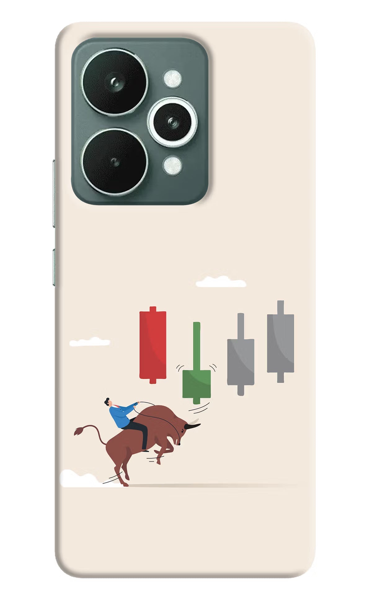 Bull Trading Momentum Realme 15 Back Cover