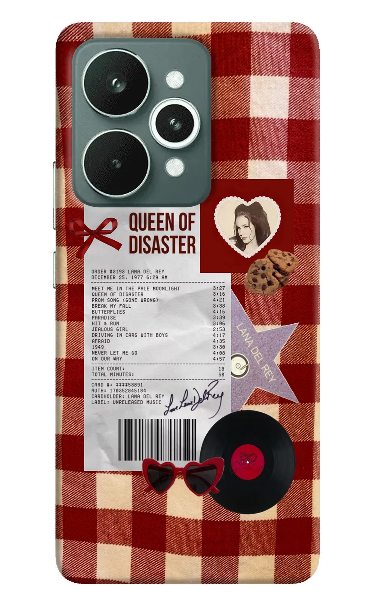 Queen of Disaster Realme 15 Back Cover
