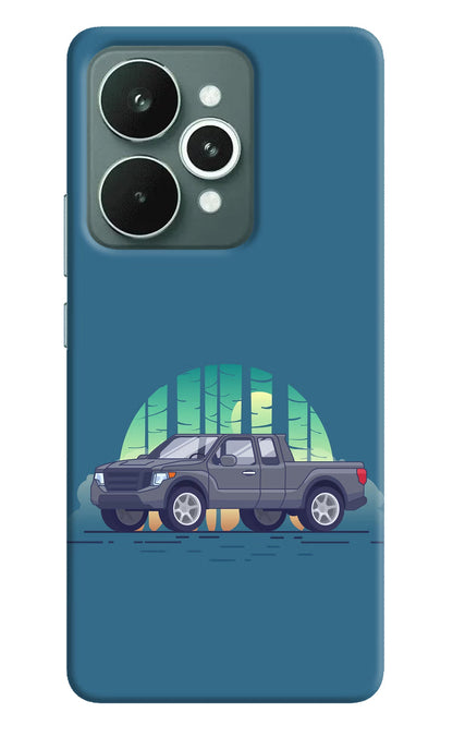 Retro Garage Vibe Realme 15 Back Cover