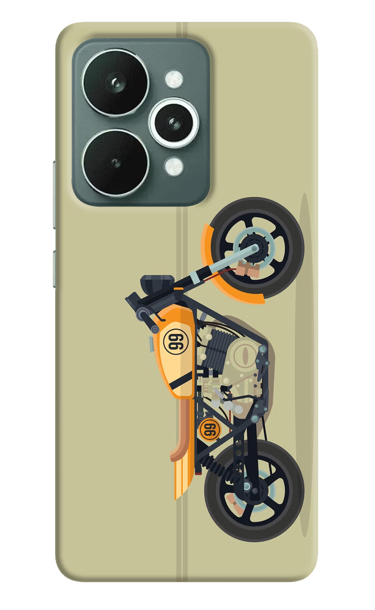 Vertical Speedster Realme 15 Back Cover
