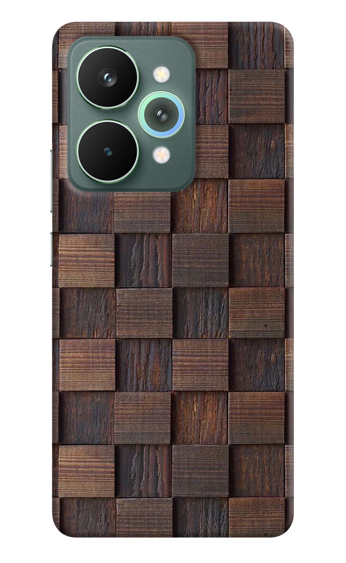 Wooden Cube Design Realme 15 Pro Back Cover