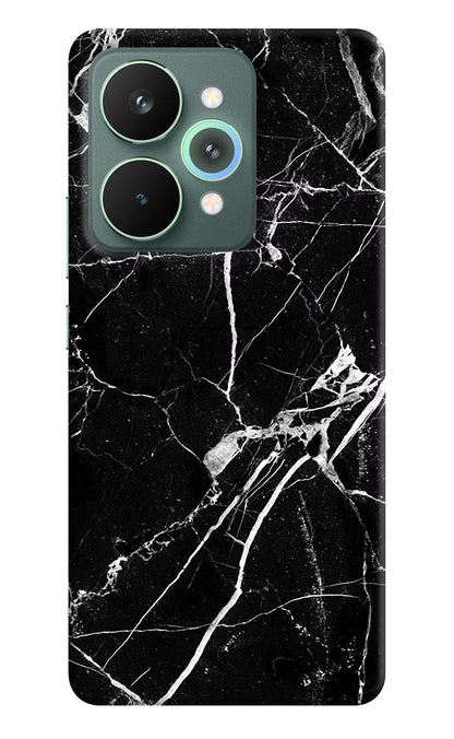 Black Marble Pattern Realme 15 Pro Back Cover