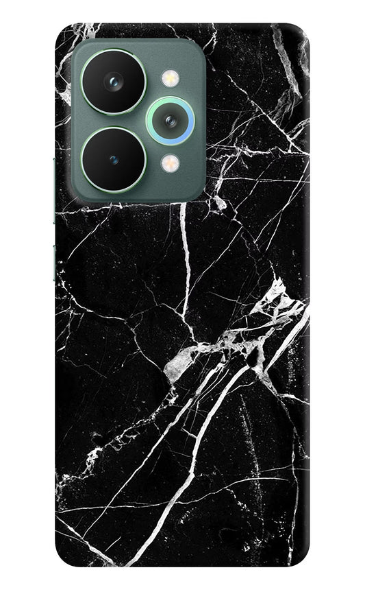 Black Marble Pattern Realme 15 Pro Back Cover