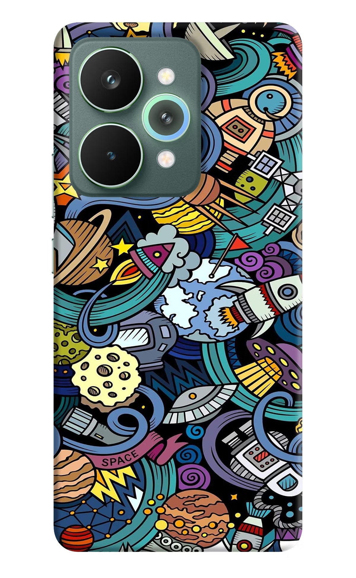 Space Abstract Realme 15 Pro Back Cover