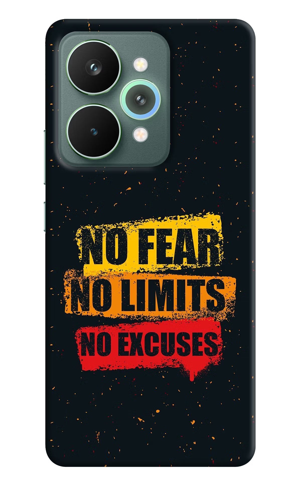 No Fear No Limits No Excuse Realme 15 Pro Back Cover