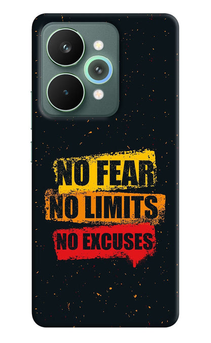 No Fear No Limits No Excuse Realme 15 Pro Back Cover