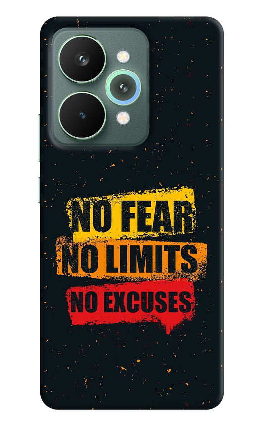 No Fear No Limits No Excuse Realme 15 Pro Back Cover