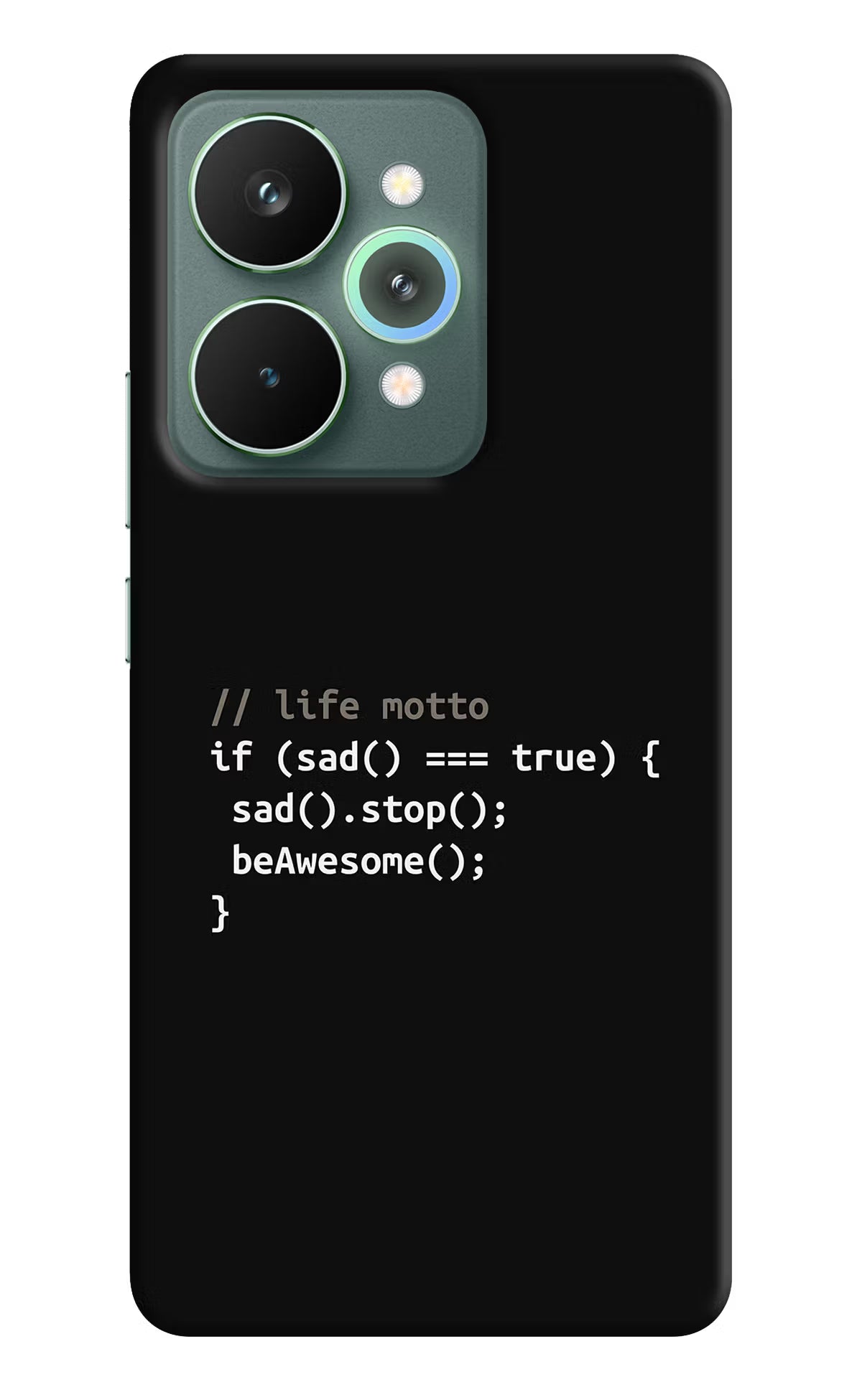 Life Motto Code Realme 15 Pro Back Cover