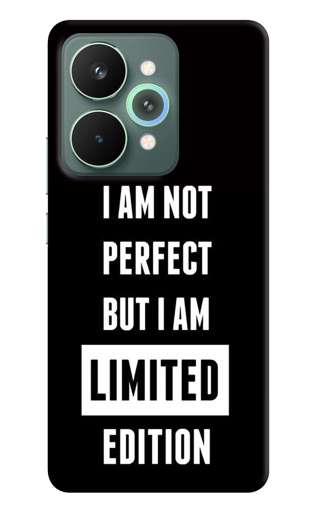 I Am Not Perfect But I Am Limited Edition Realme 15 Pro Back Cover
