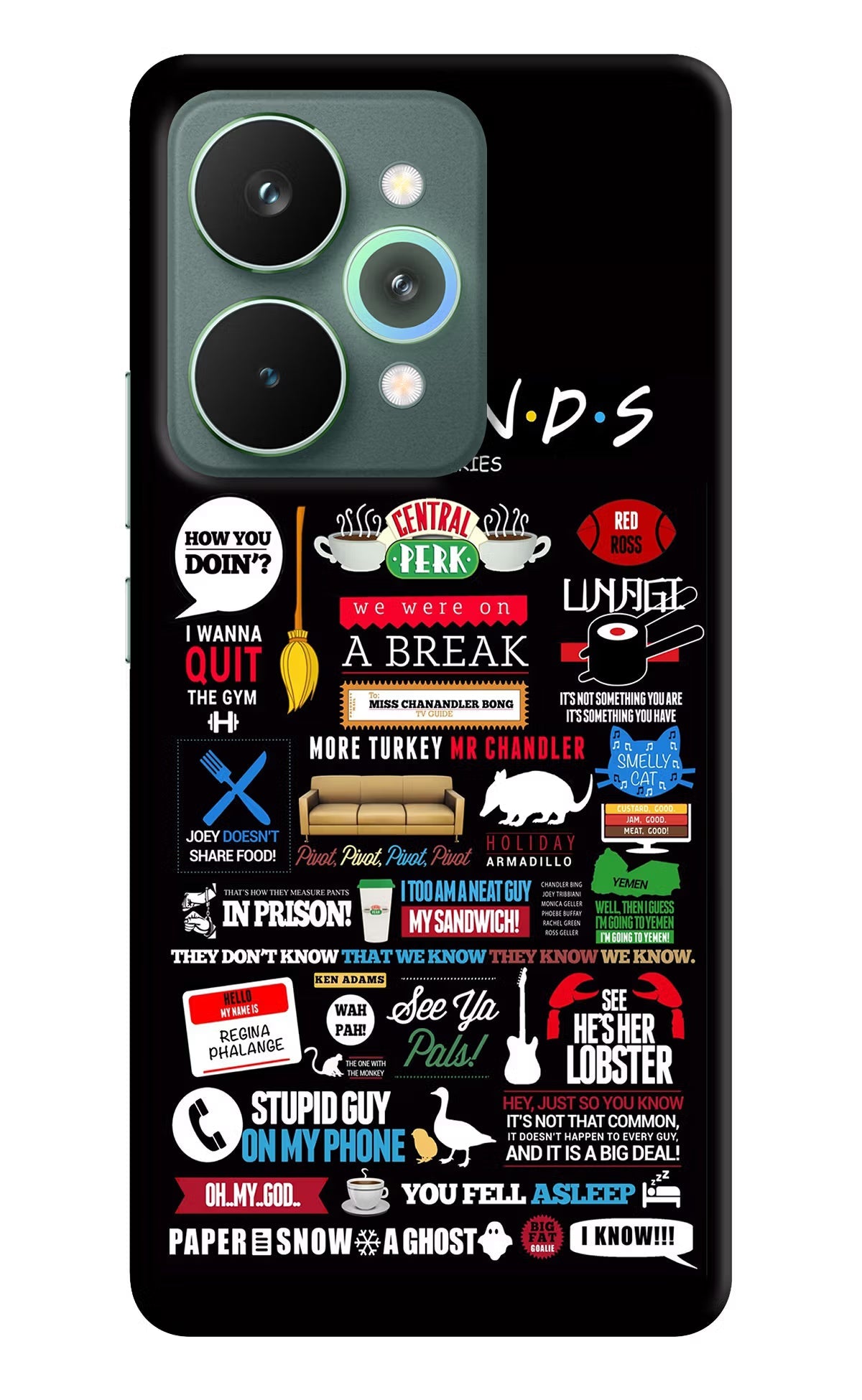 FRIENDS Realme 15 Pro Back Cover