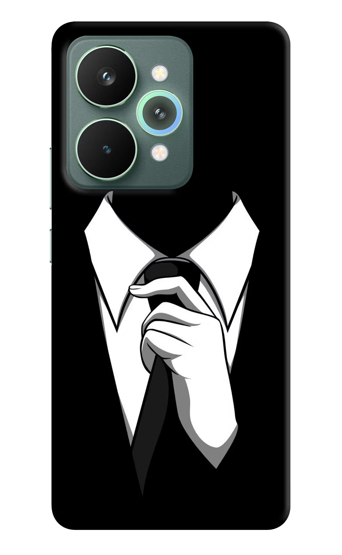 Black Tie Realme 15 Pro Back Cover