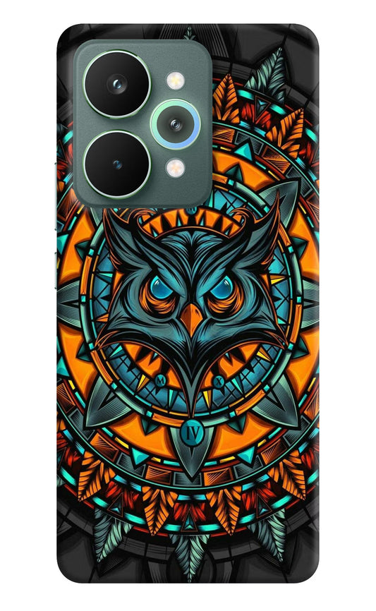 Angry Owl Art Realme 15 Pro Back Cover