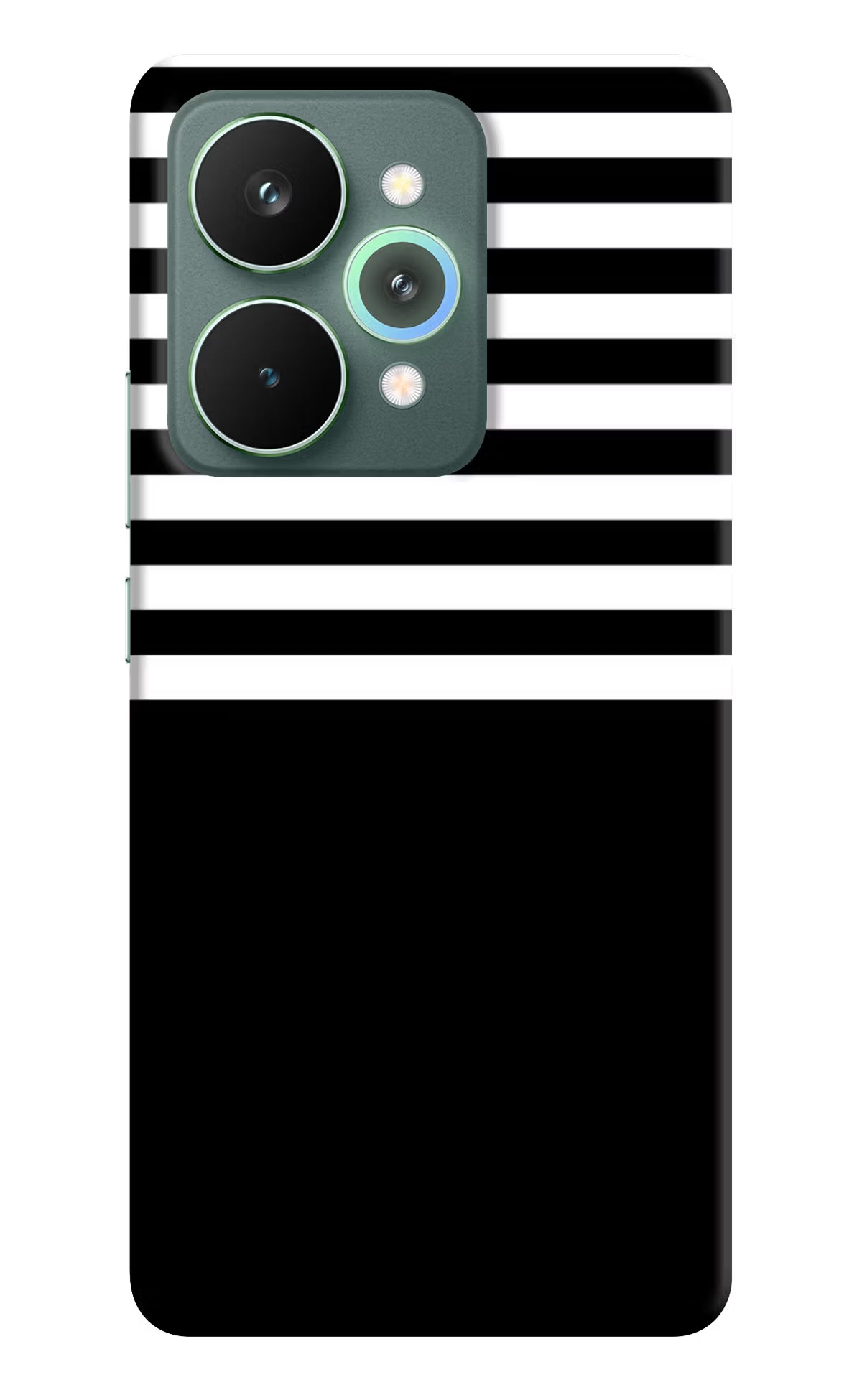 Black and White Print Realme 15 Pro Back Cover