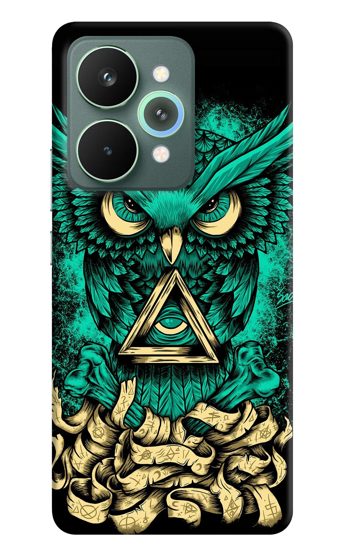Green Owl Realme 15 Pro Back Cover