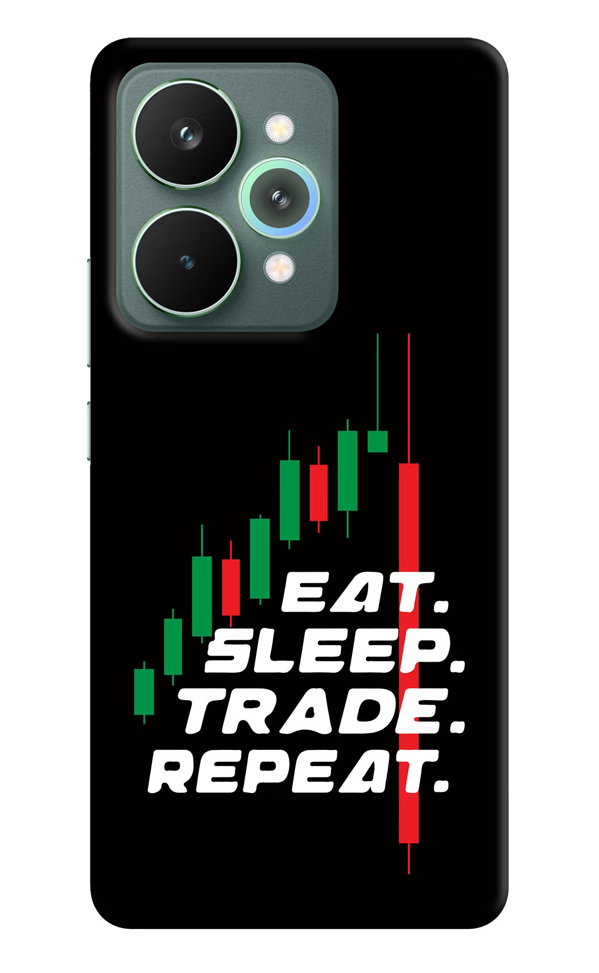 Eat Sleep Trade Repeat Realme 15 Pro Back Cover