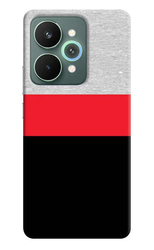 Tri Color Pattern Realme 15 Pro Back Cover