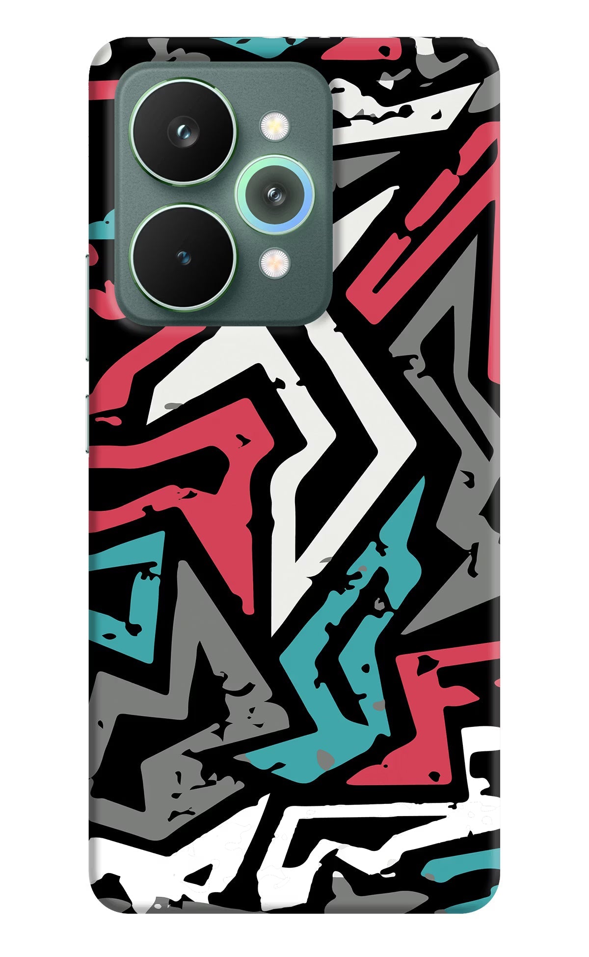 Geometric Graffiti Realme 15 Pro Back Cover