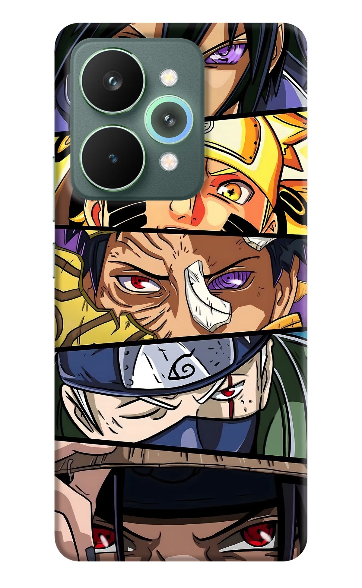 Naruto Character Realme 15 Pro Back Cover