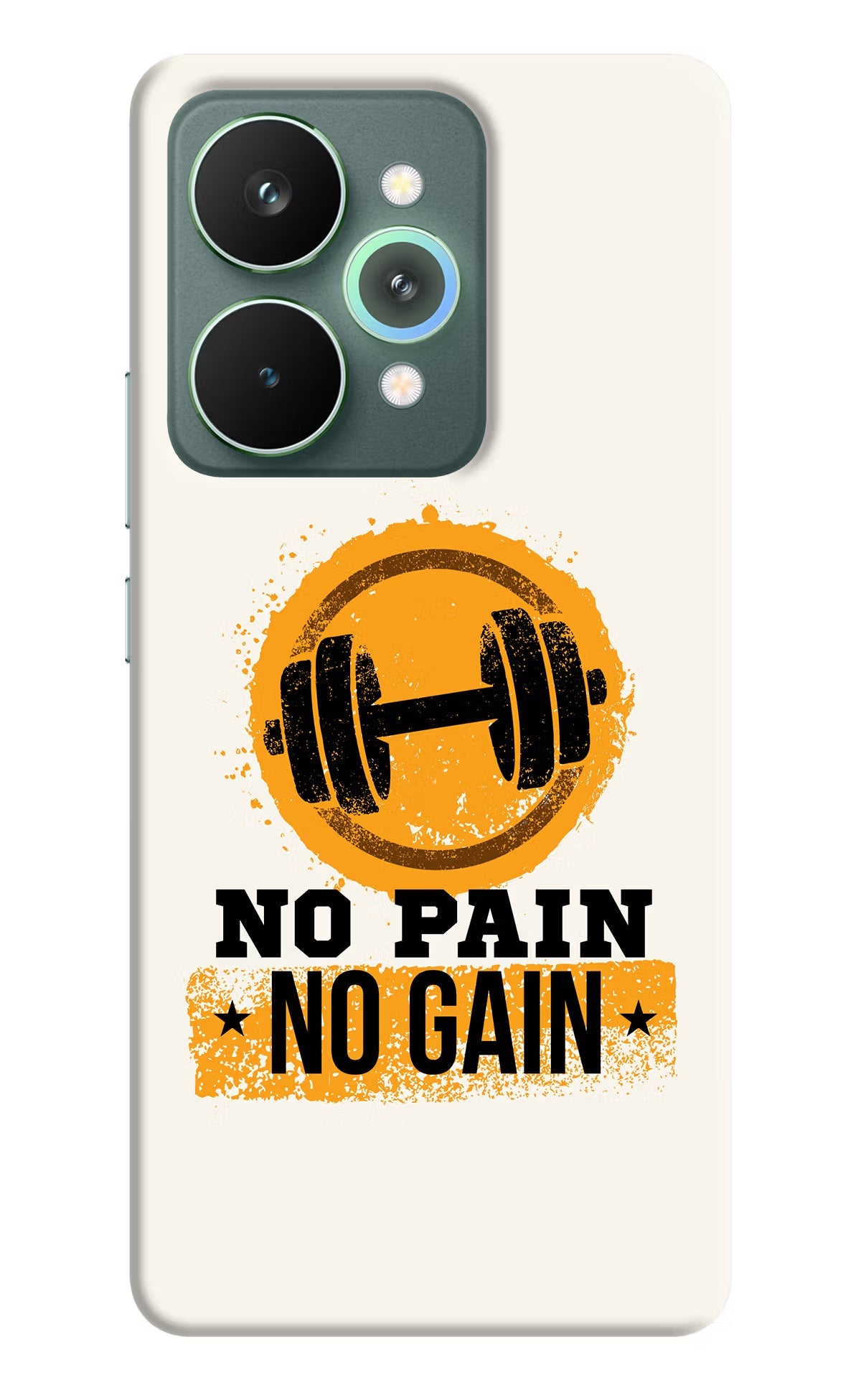 No Pain No Gain Realme 15 Pro Back Cover