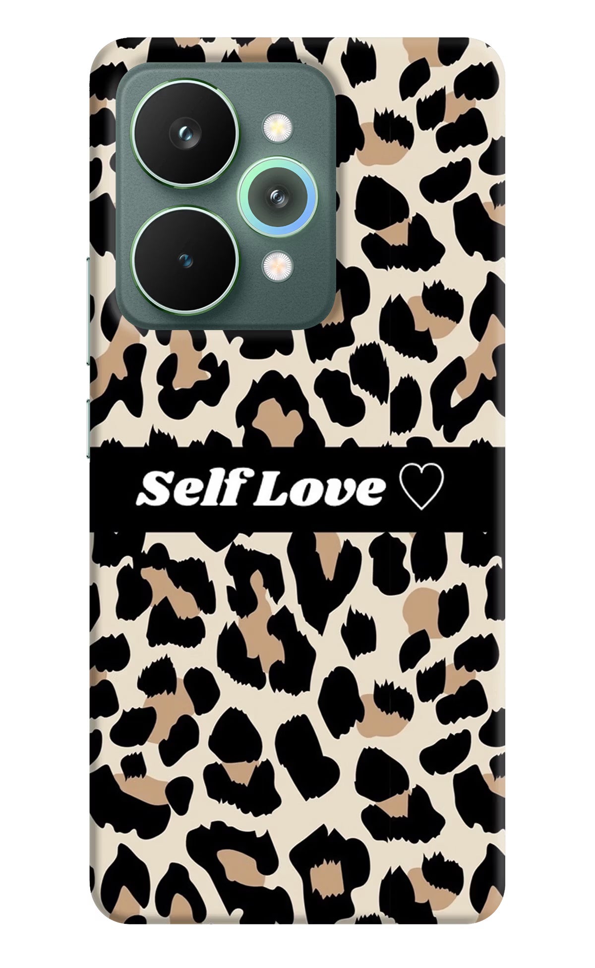 Leopard Print Self Love Realme 15 Pro Back Cover