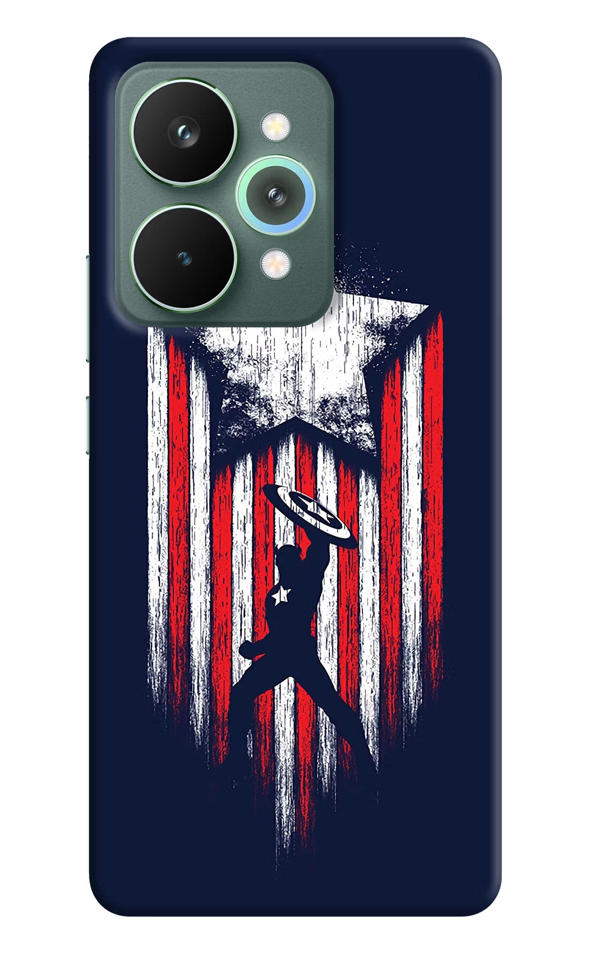 Captain America Marvel Art Realme 15 Pro Back Cover