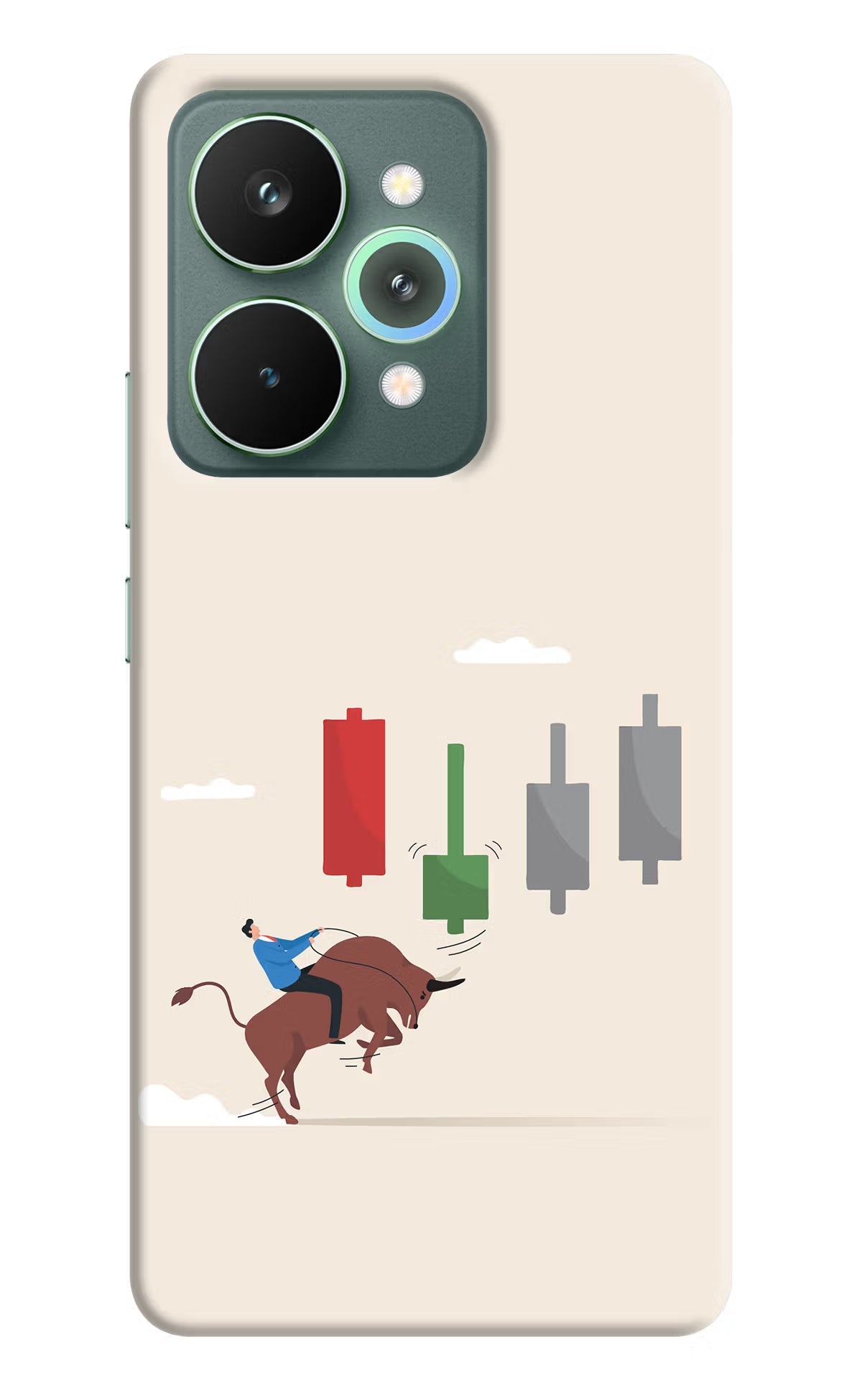 Bull Trading Momentum Realme 15 Pro Back Cover
