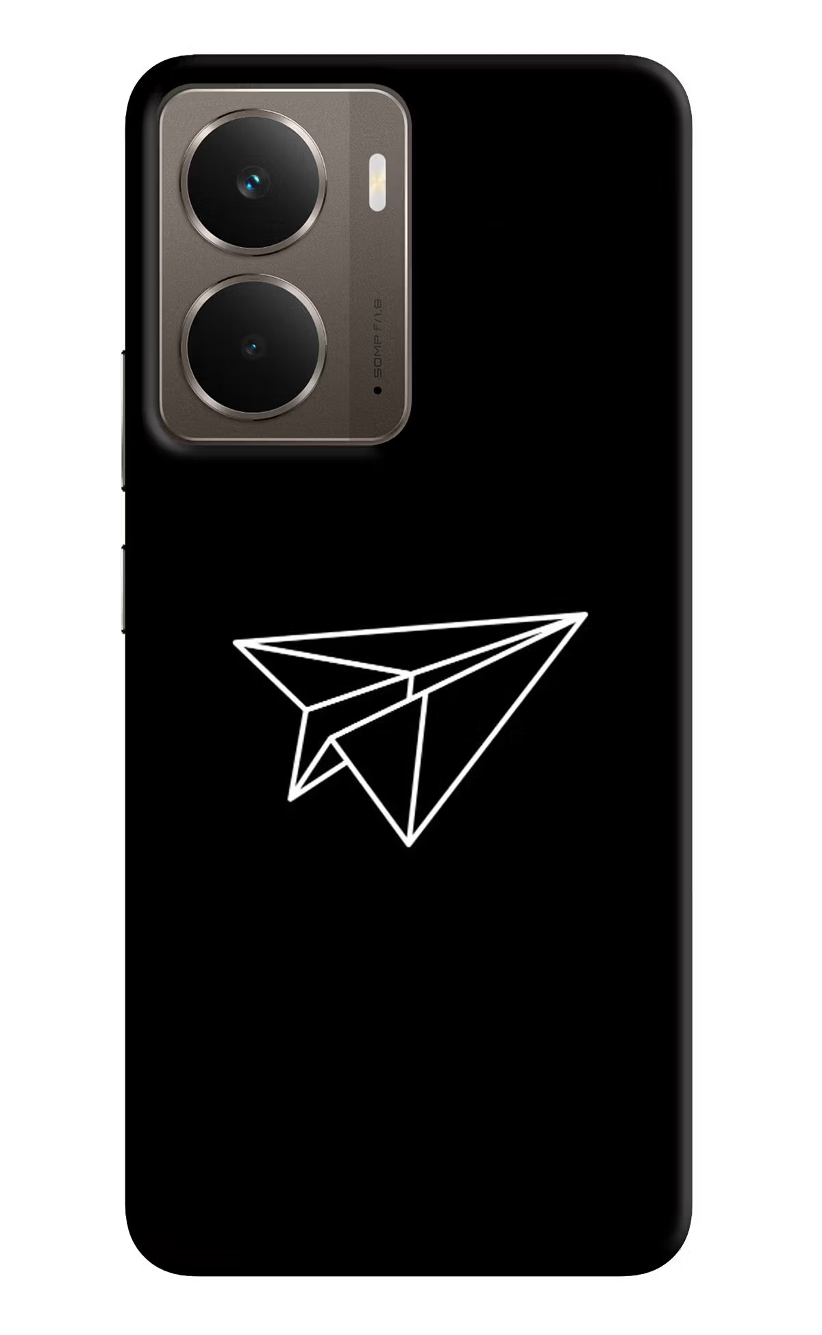Paper Plane White Realme P3 Back Cover
