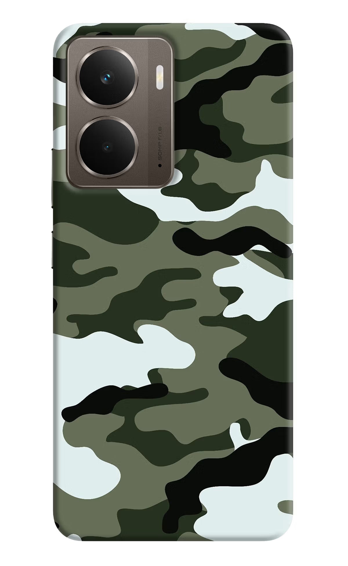 Camouflage Realme P3 Back Cover