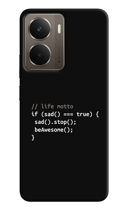 Life Motto Code Realme P3 Back Cover