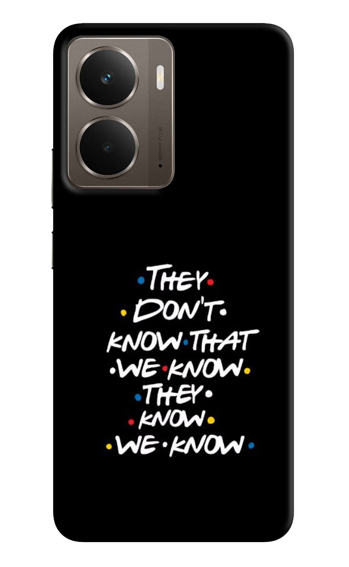 FRIENDS Dialogue Realme P3 Back Cover