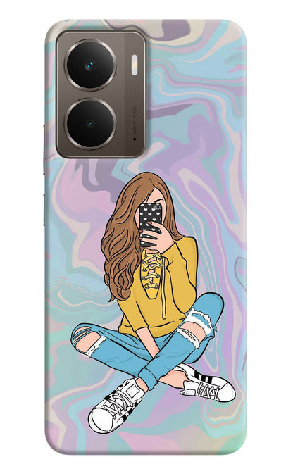 Selfie Girl Realme P3 Back Cover