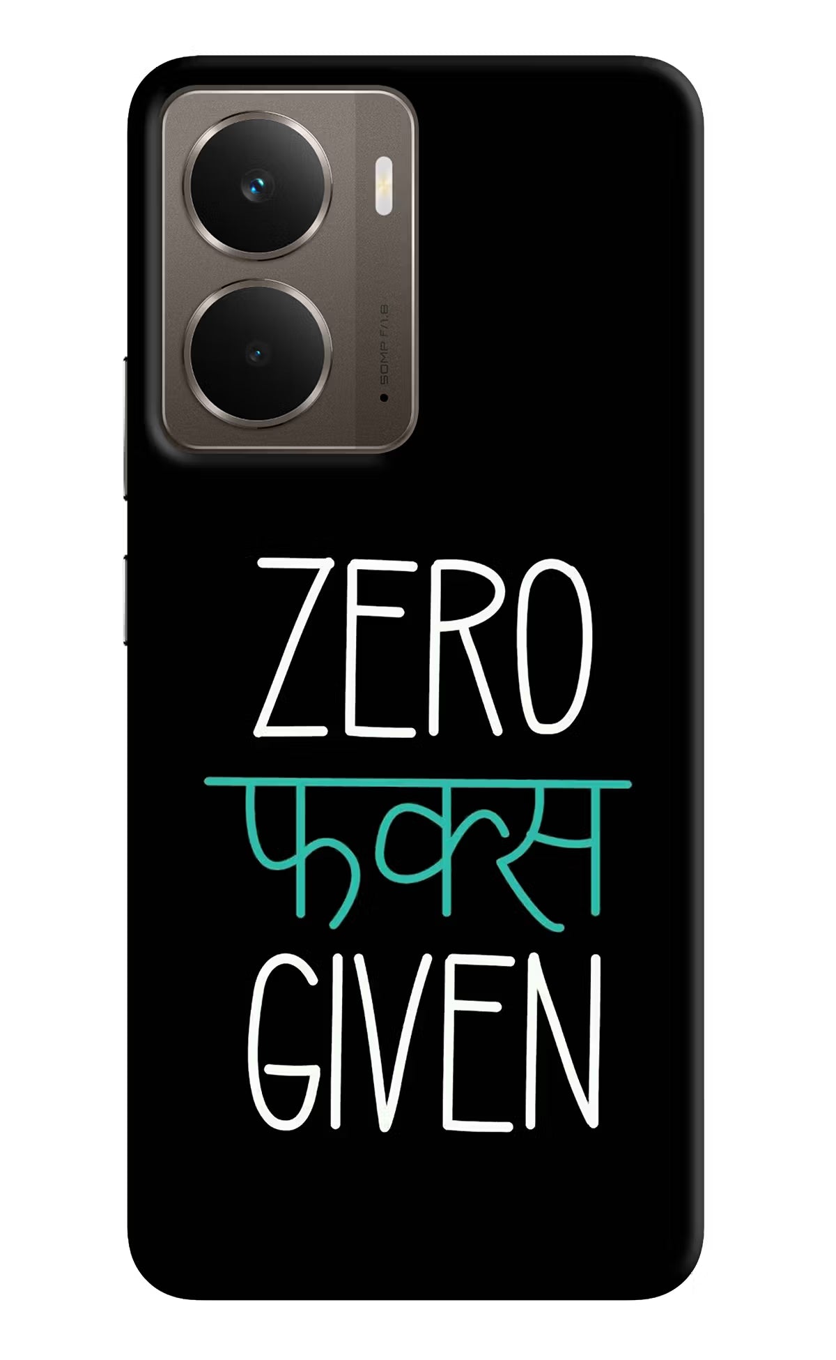 Zero Fucks Given Realme P3 Back Cover