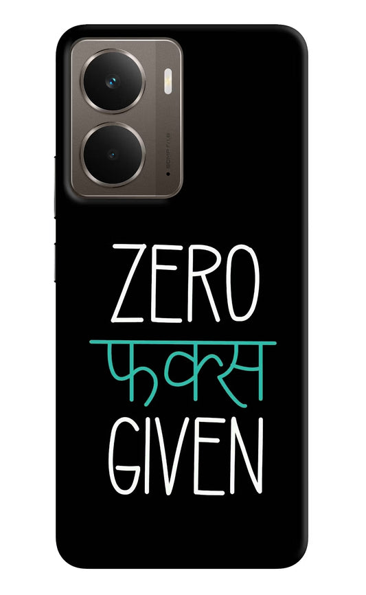Zero Fucks Given Realme P3 Back Cover