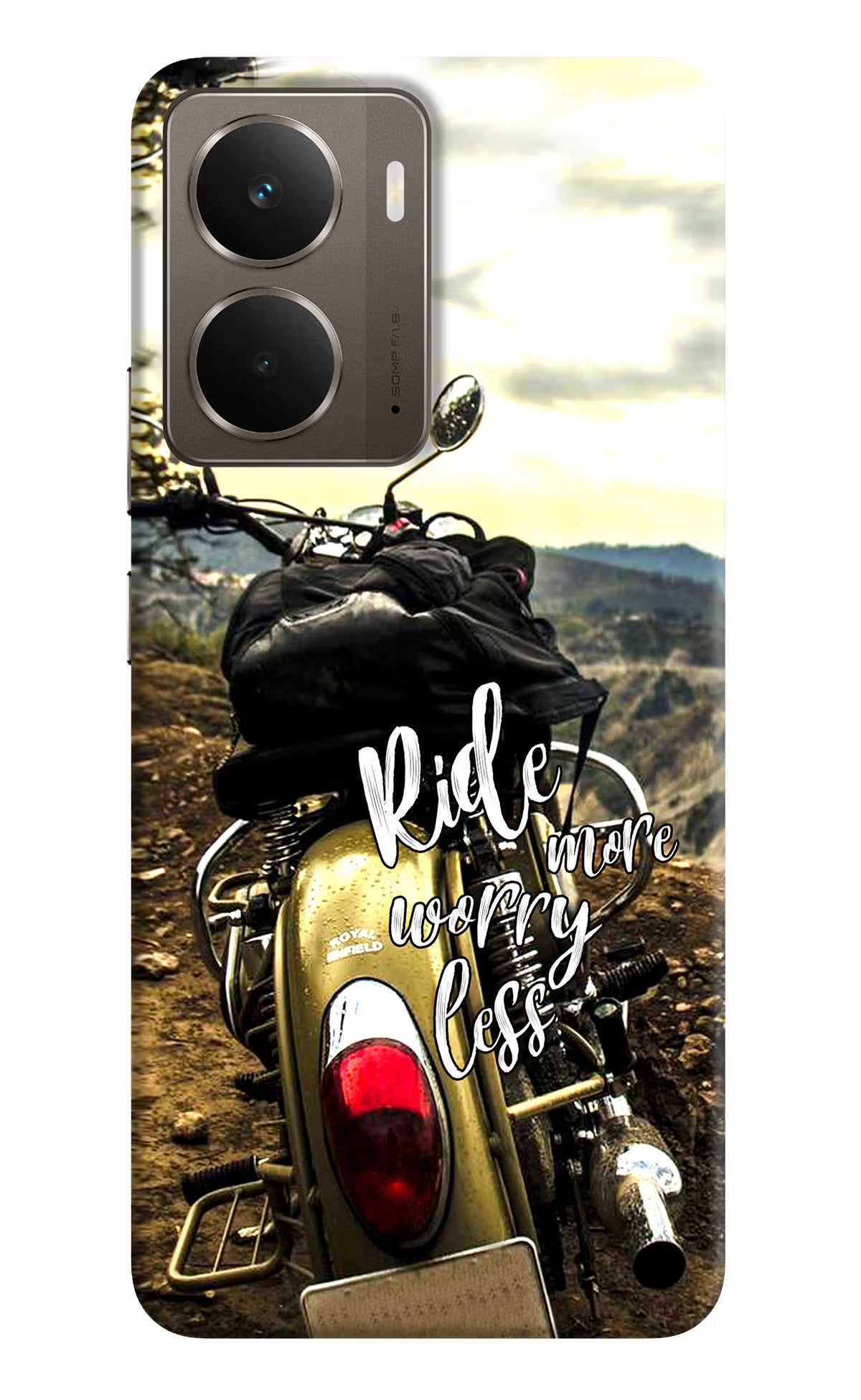 Ride More Worry Less Realme P3 Back Cover