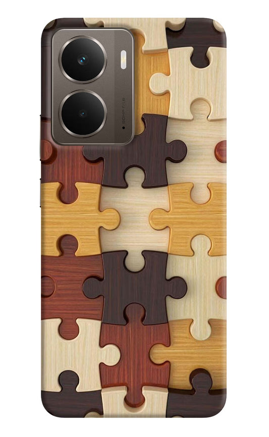Wooden Puzzle Realme P3 Back Cover