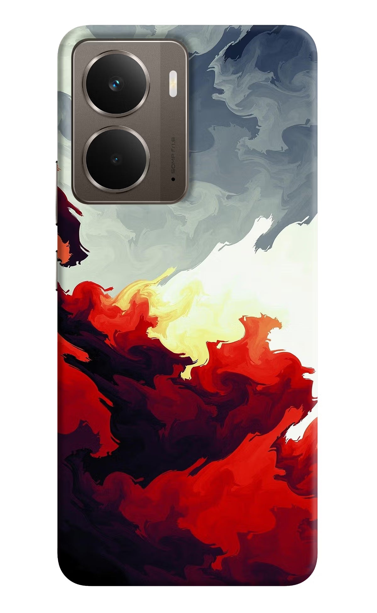 Fire Cloud Realme P3 Back Cover