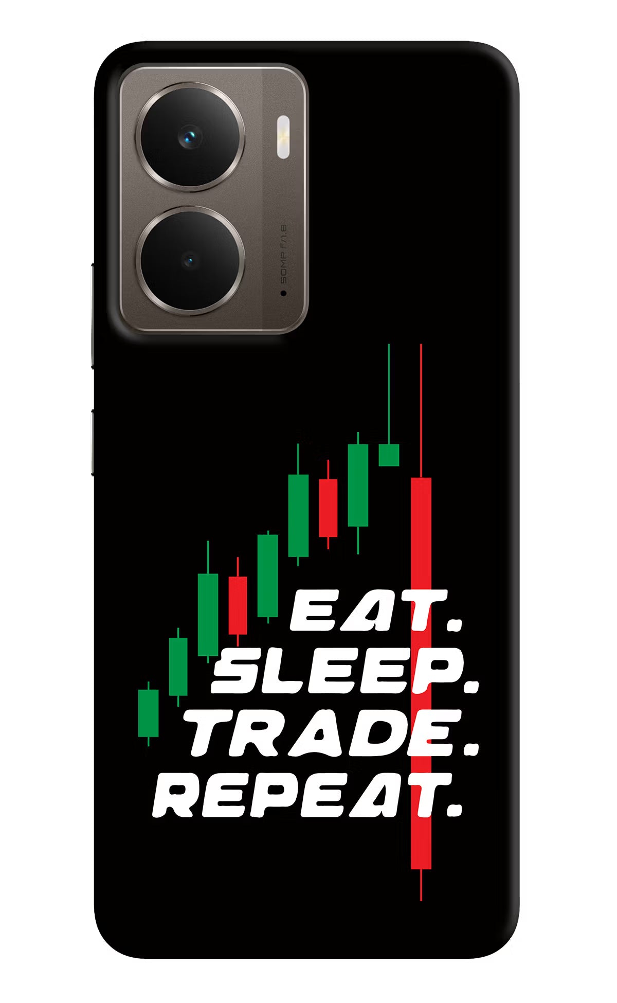 Eat Sleep Trade Repeat Realme P3 Back Cover