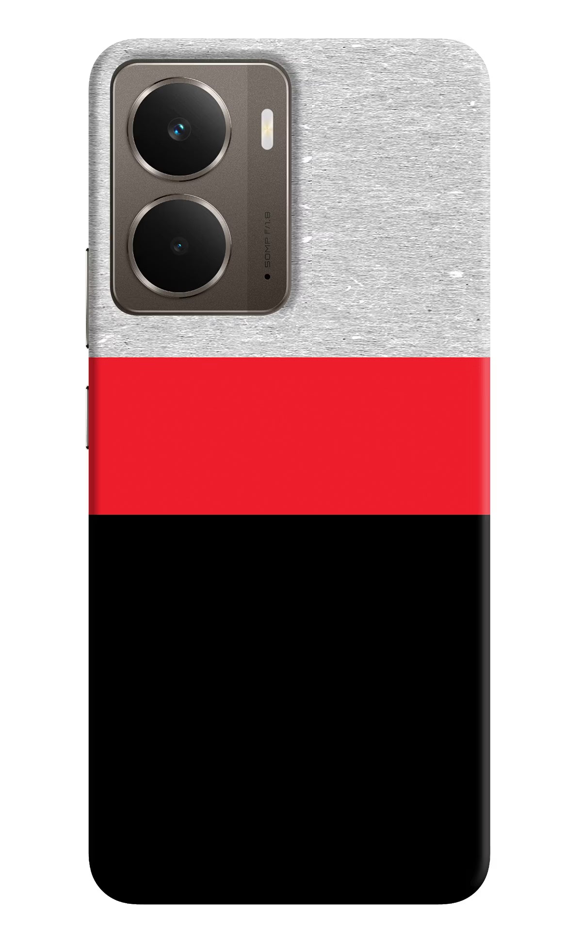 Tri Color Pattern Realme P3 Back Cover