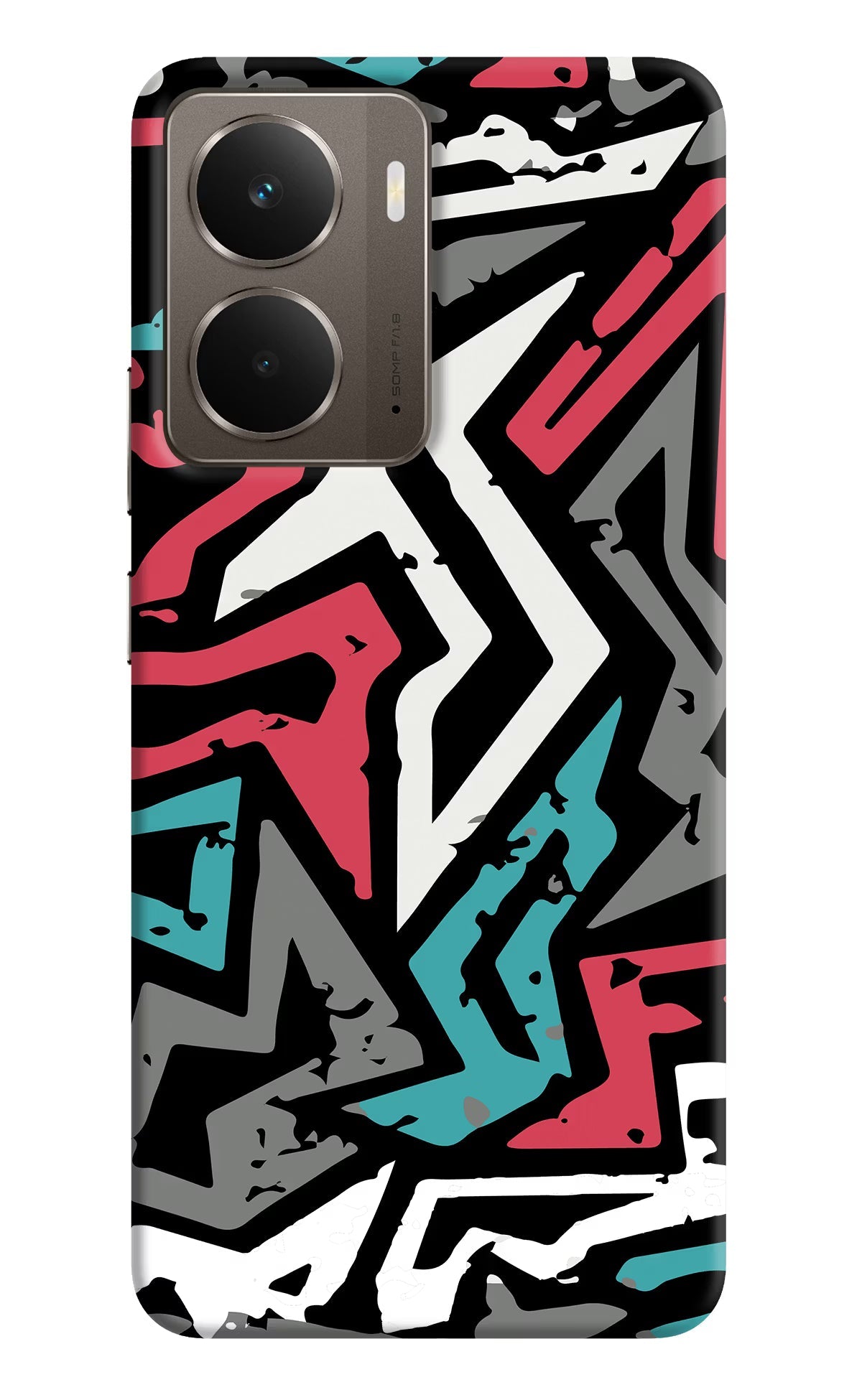 Geometric Graffiti Realme P3 Back Cover