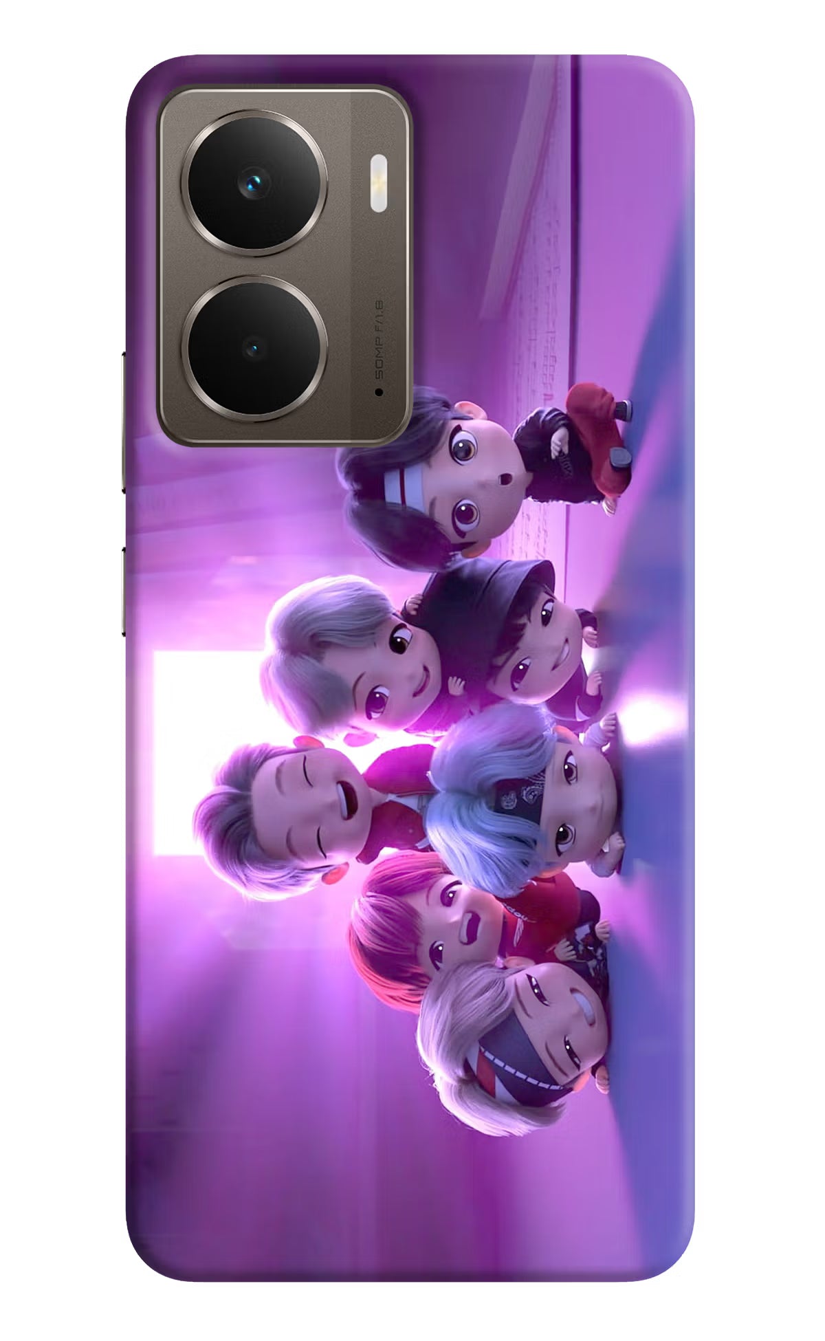 BTS Chibi Realme P3 Back Cover