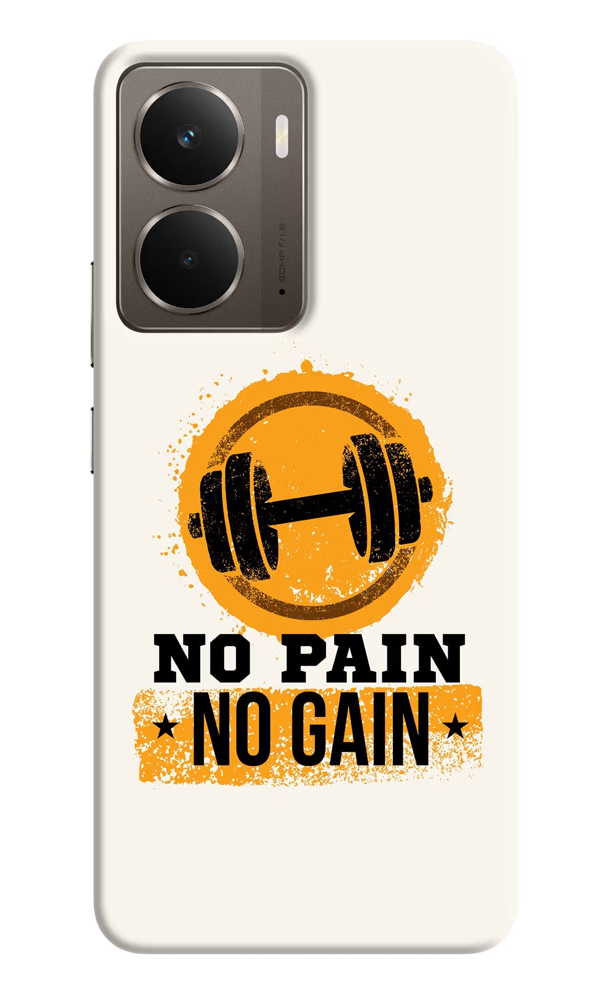 No Pain No Gain Realme P3 Back Cover