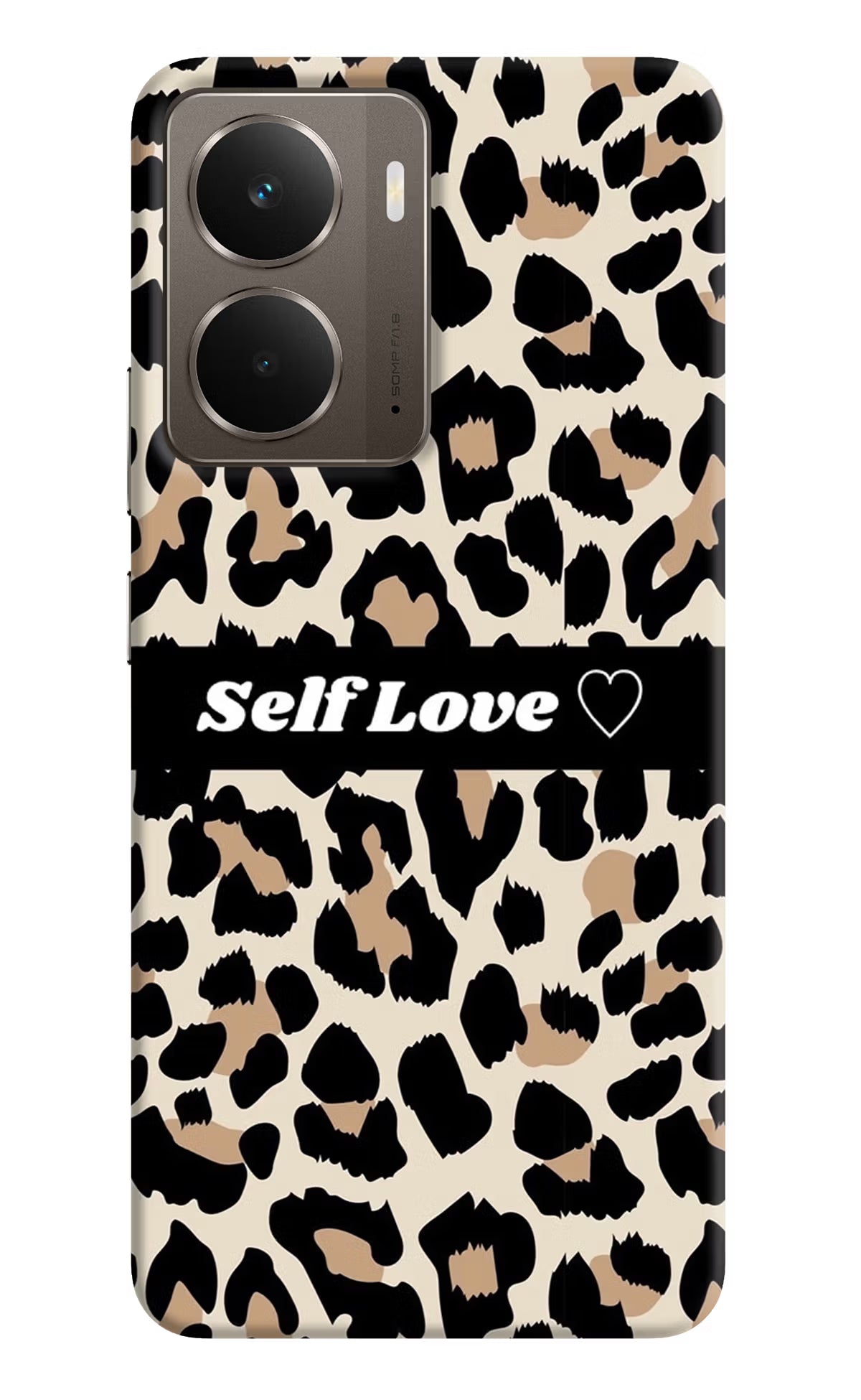 Leopard Print Self Love Realme P3 Back Cover