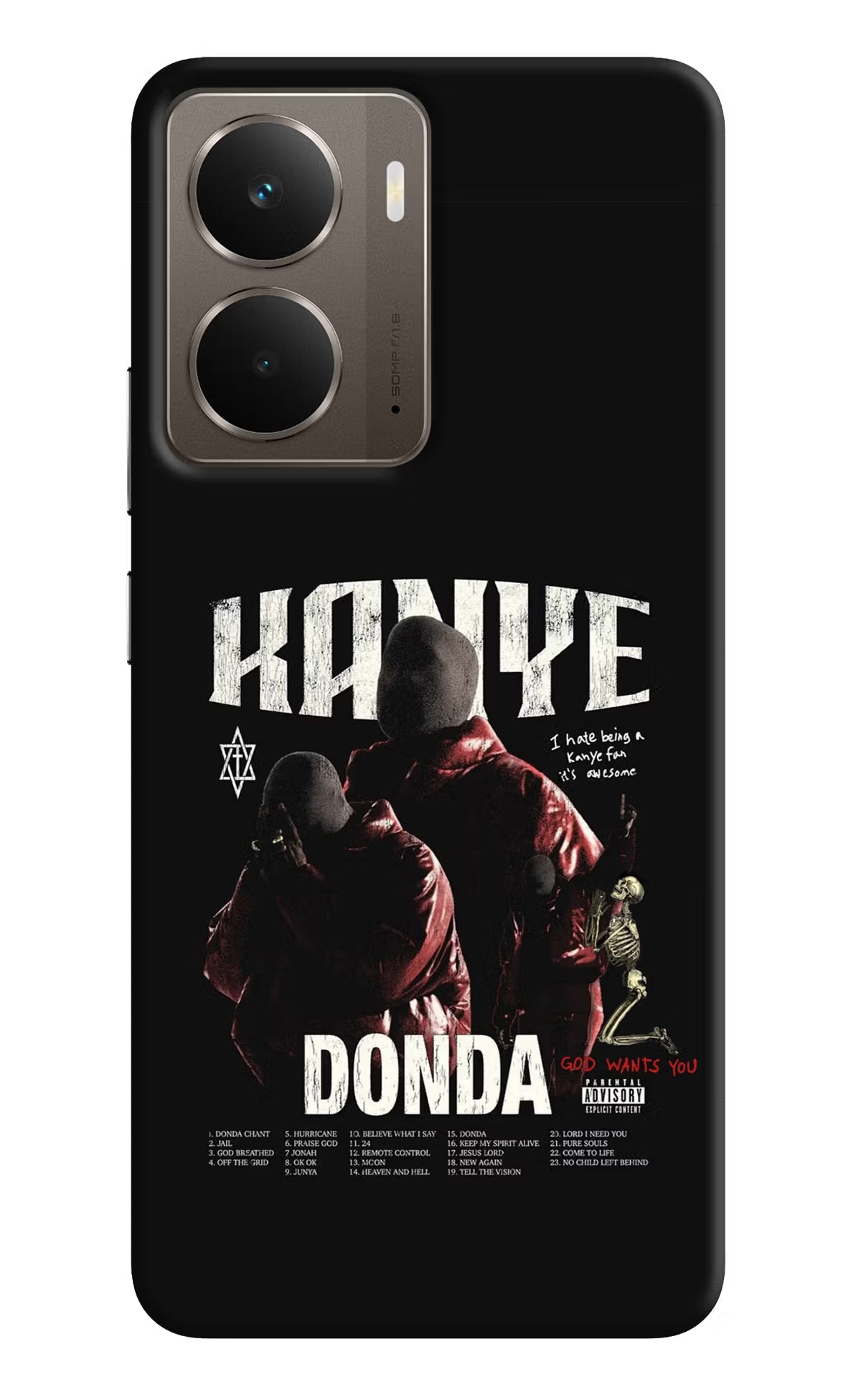 Donda Kanye West Realme P3 Back Cover