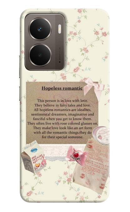 Hopeless Romantic Realme P3 Back Cover